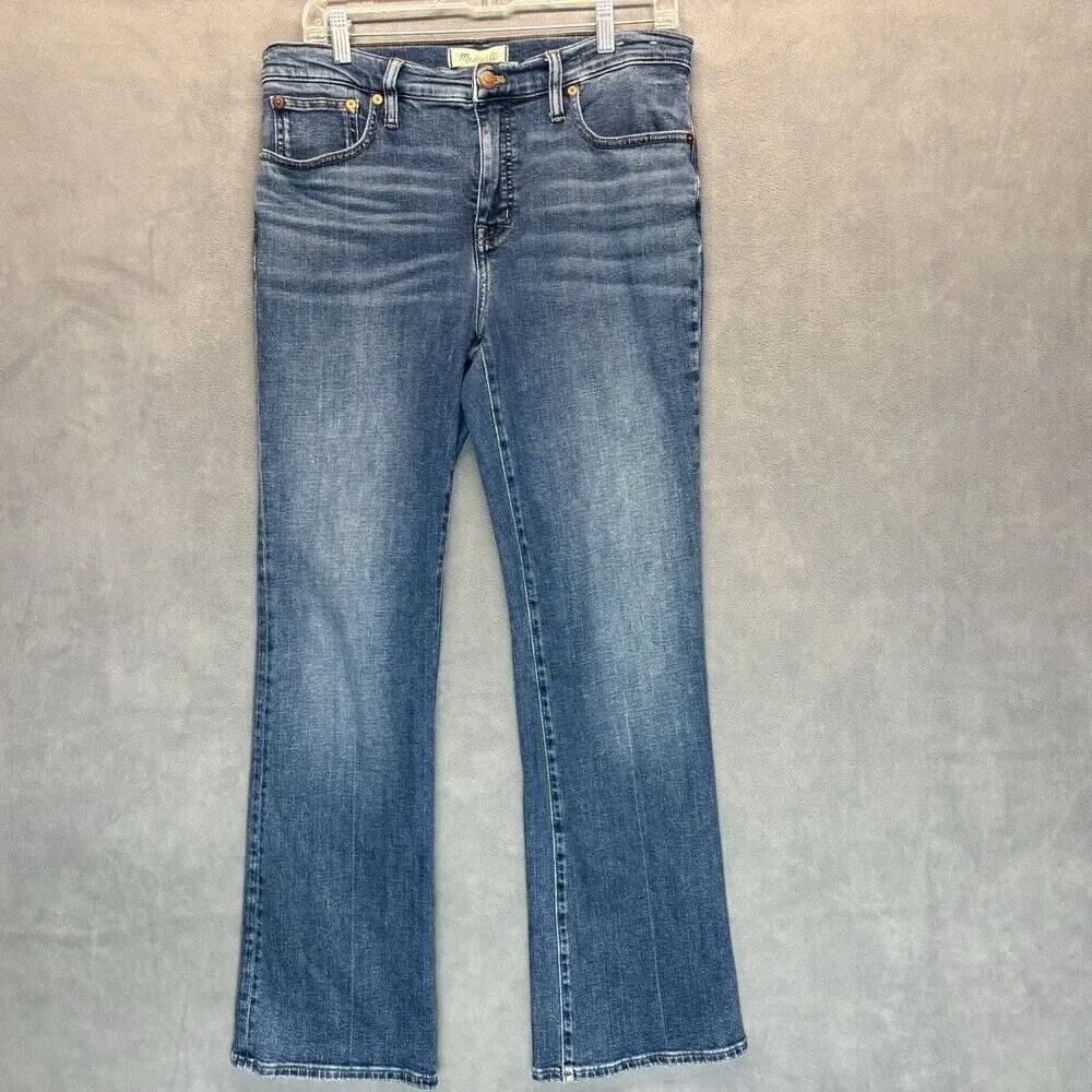 Madewell Kick Out Full Length Denim Jeans Sz. 30 Devito Medium Wash View 5